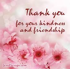 Image result for thank you for your friendship