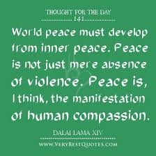 Peace Quotes &amp; Sayings Images : Page 9 via Relatably.com