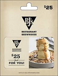 BJ's Restaurant Gift Card $25 : Gift Cards - Amazon.com