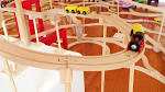 Wooden train set for toddlers Sydney