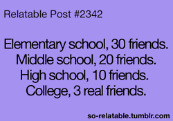 friends college Friendship high school life quotes teen quotes ... via Relatably.com