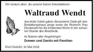 Waltraud Wendt | Nordkurier Anzeigen - 005805822001