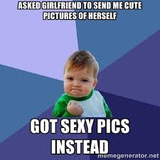 cute memes to send your girlfriend and make her laugh | Sad Love ... via Relatably.com