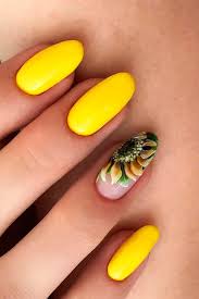 Yellow Sunflower Nails Pictures, Photos, and Images for Facebook ...