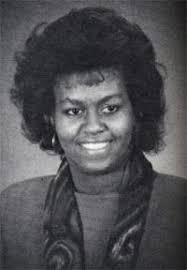 Michelle Robinson as a Harvard student before she becomes Michelle Obama (photo: Harvard University) - MichelleOHarvard