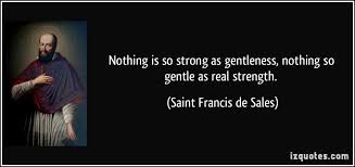 Nothing is so strong as gentleness, nothing so gentle as real ... via Relatably.com