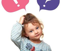 Image of child asking a question