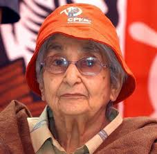 Former Freedom Fighter and Captain of Azad Hind Fauj Captain Lakshmi Sehgal is no more. She died this morning at a private hospital in Kanpur. - Lakshmi-Sehgal