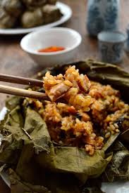 Dim Sum Sticky Rice Lotus Leaf Wraps (Lo Mai Gai) - The Woks of Life