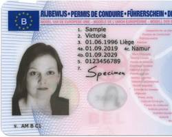 Image of Belgium B car license