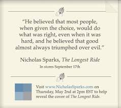 Nicholas Sparks | 2013 via Relatably.com