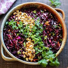 Asian Red Cabbage Slaw - Give it Some Thyme