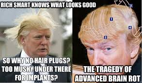 Anus The other white meat - Trumped Up Hair - quickmeme via Relatably.com
