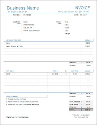 Auto Repair Invoice Template for Excel via Relatably.com