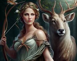 Imagem de Artemis, a deusa grega