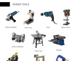 Image of Power tools in workshop technology