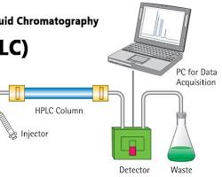 Image of Highperformance liquid chromatography (HPLC) diagram