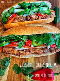 Vietnamese Chicken Banh Mi Recipe – Bánh Mì Gà – FOOD is Four ...
