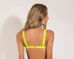 Image of cheeky neon yellow bikini bottom