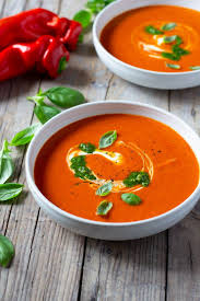 Roasted Red Pepper Soup - Creamy, Healthy And Delicious - Inside ...
