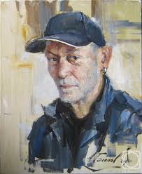 Portrait of a Bulgarian artist Yavor Vitanov. canvas/oil 50cm x 40cm 2011 - 631506
