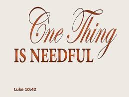 Image result for Image of One Thing Is Needful
