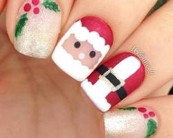 Santa Claus nails