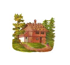 Image result for free clip art log cabin