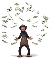 Image result for monkey save money images