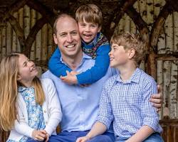 Image of Princess Catherine with Prince William and their children
