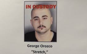 Photo of George Orozco displayed by Oceanside Police. Image: Capt. Bechler, prosecutor Perez, Chief McCoy at press conference. Photo Weatherston. - George_Orozco_photo_f_Oceanside_Police_t500x316