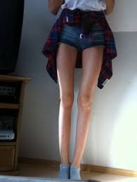 Image result for thinspo thigh gap