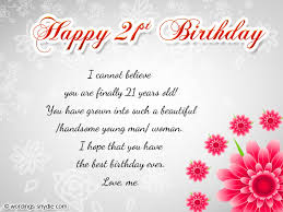 21st Birthday Wishes, Messages and 21st Birthday Card Wordings ... via Relatably.com
