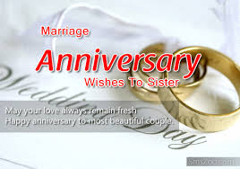 Marriage Anniversary Wishes To Sister And Brother In Law via Relatably.com