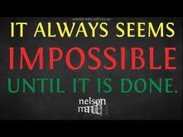 Inspiring Quotes: Nelson Mandela On Doing The Impossible ... via Relatably.com