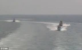 Image result for iranian boats harass us navy