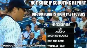 The Greedy Pinstripes: Hiroki Kuroda New York Yankees Meme via Relatably.com