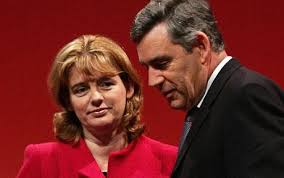 Ruth Kelly is joined by Gordon Brown on stage after she announced her resignation from cabinet. Miss Kelly has refused to deny claims that she was ... - ruth-kelly-gordon-b_999270c