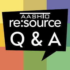 AASHTO re:source Q & A Podcast