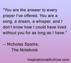 My quotes/quotes I live by on Pinterest | The Notebook, Nicholas ... via Relatably.com
