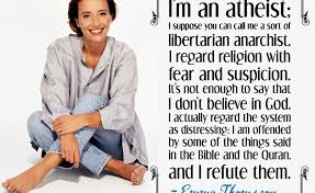 Emma Thompson | We Fucking Love Atheism via Relatably.com