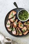 Grilled Pork Tenderloin with Easy Herb Sauce - Isabel Eats