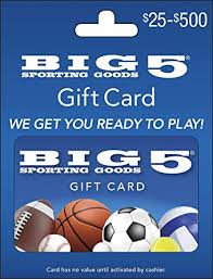 Big 5 Sporting Goods Gift Card $50 : Gift Cards - Amazon.com