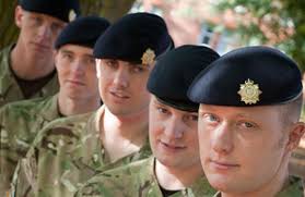 Left to right: Private Ben Regan, Pte Lee Wingrove, Pte Cai Thomas, Lance Corporal Sam Neil and Sergeant Terence Wall [Picture: Andrew Walmsley 2011] - s300_Soldiers_commended_by_Canadian_police_for_saving_stab_victim