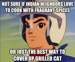 Not sure if Indian neighbors love to cook with fragrant spices Or ... via Relatably.com