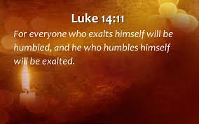 Image result for Luke 14:11