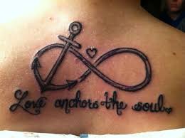 love anchors the soul&quot; infinity tattoo (Maybe change the quote to ... via Relatably.com