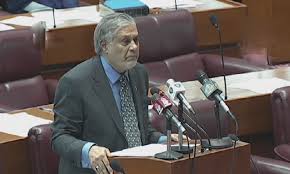 "Ishaq Dar Presents Bill in Parliament for Funding of Elections"