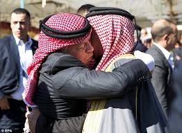 Queen Rania of Jordan consoles devastated wife of pilot murdered ... via Relatably.com