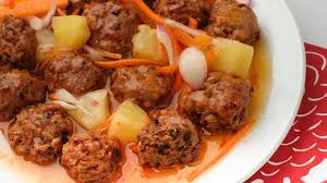 Pork Meatballs in Sweet and Sour Sauce Recipe